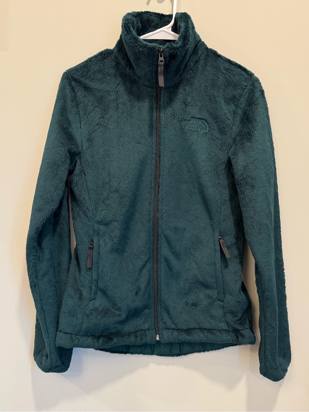 The North Face Womens Osito Full Zip Fleece Jacket Moonlight Jade Green XS